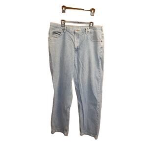 Lee Men's Light Wash Denim Regular Jeans Size 40/32